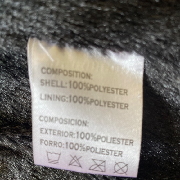 Black Quilted Vest with Tan Trim - Picture 6 of 13